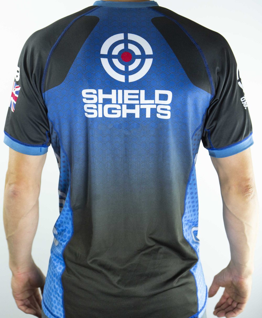 Shield Sights Pro Shooting Shirt - Blue - Image 2