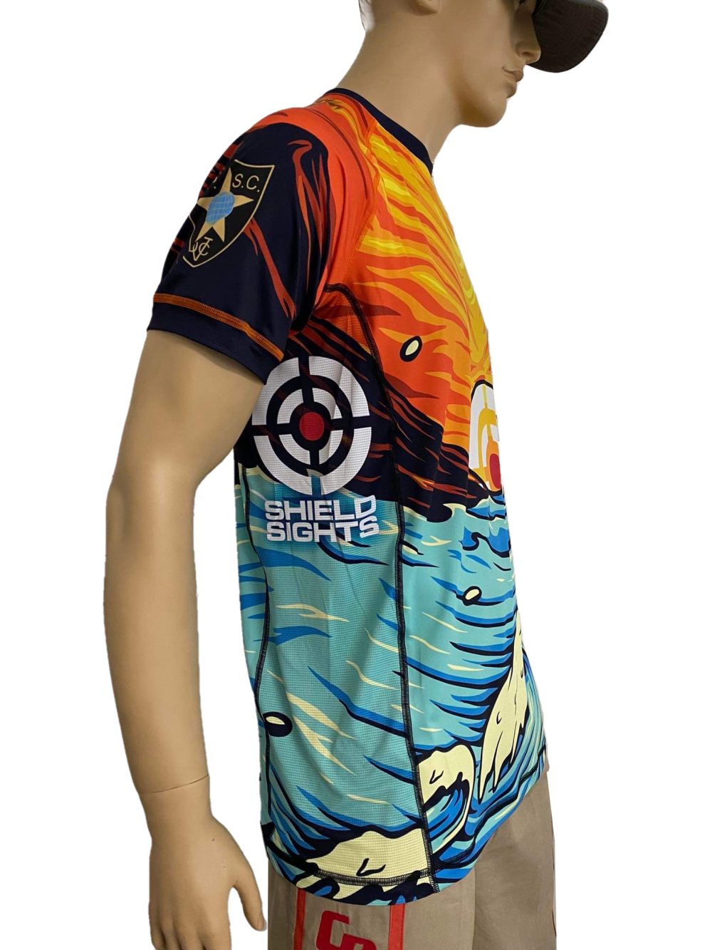 Shield Sights Pro Shooting Shirt - Pan American Handgun Championship - Orange - Image 5