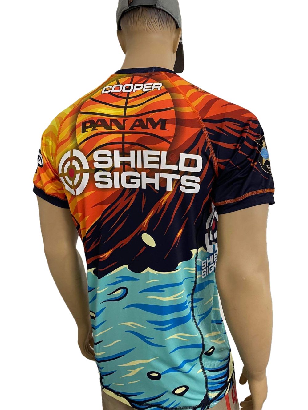 Shield Sights Pro Shooting Shirt - Pan American Handgun Championship - Orange - Image 4