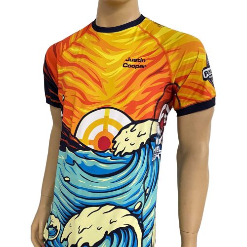 Shield Sights Pro Shooting Shirt - Pan American Handgun Championship - Orange