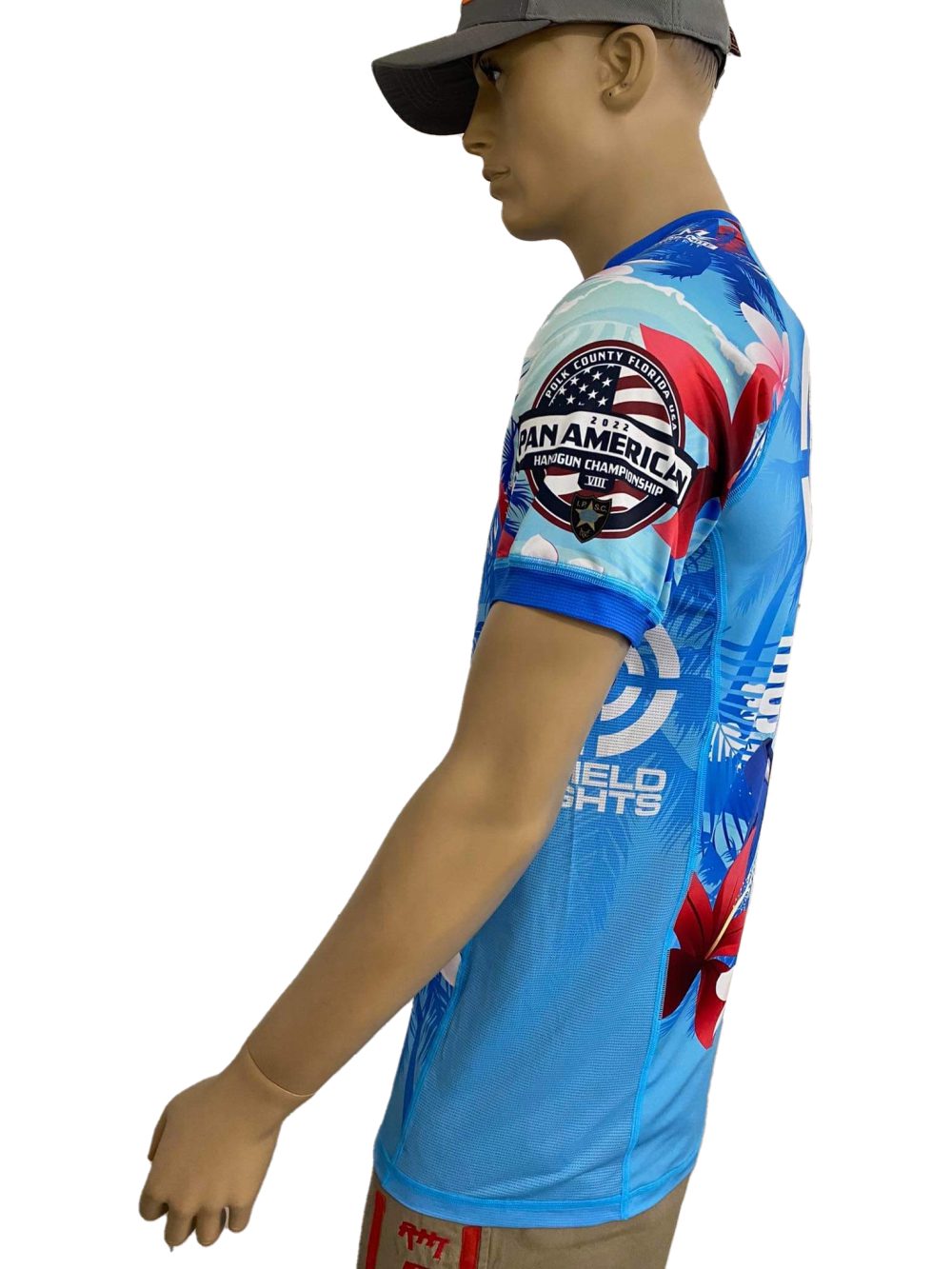 Shield Sights Pro Shooting Shirt - Pan American Handgun Championship - Blue - Image 5