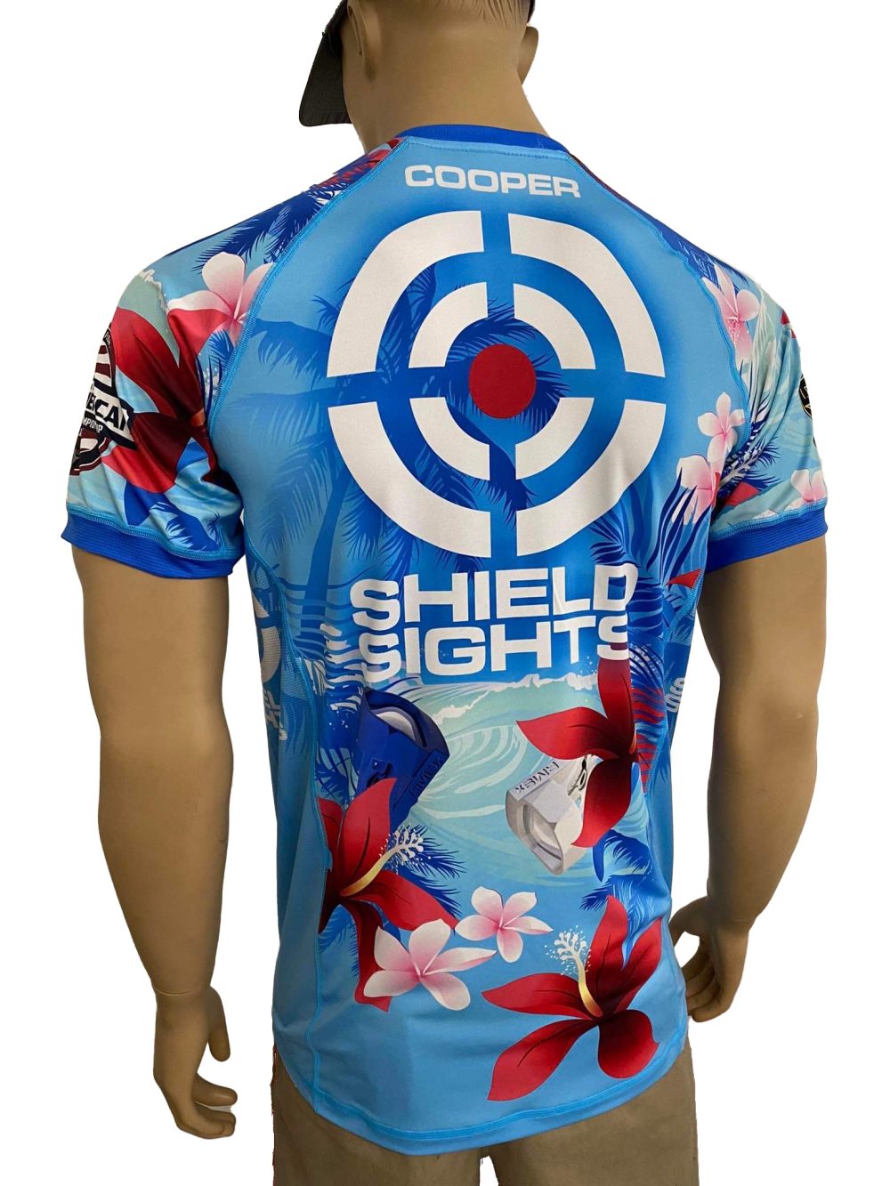 Shield Sights Pro Shooting Shirt - Pan American Handgun Championship - Blue - Image 2