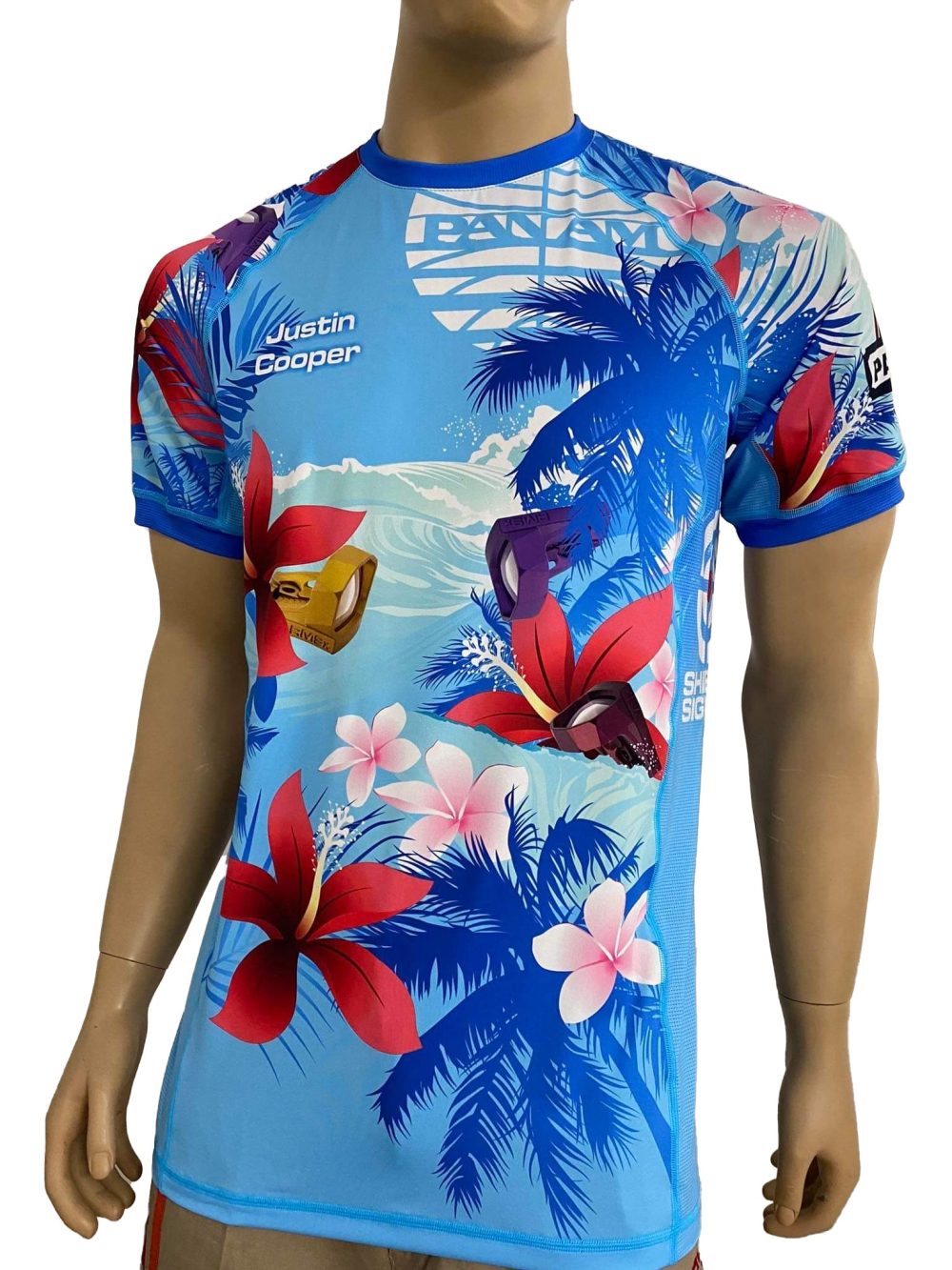 Shield Sights Pro Shooting Shirt - Pan American Handgun Championship - Blue